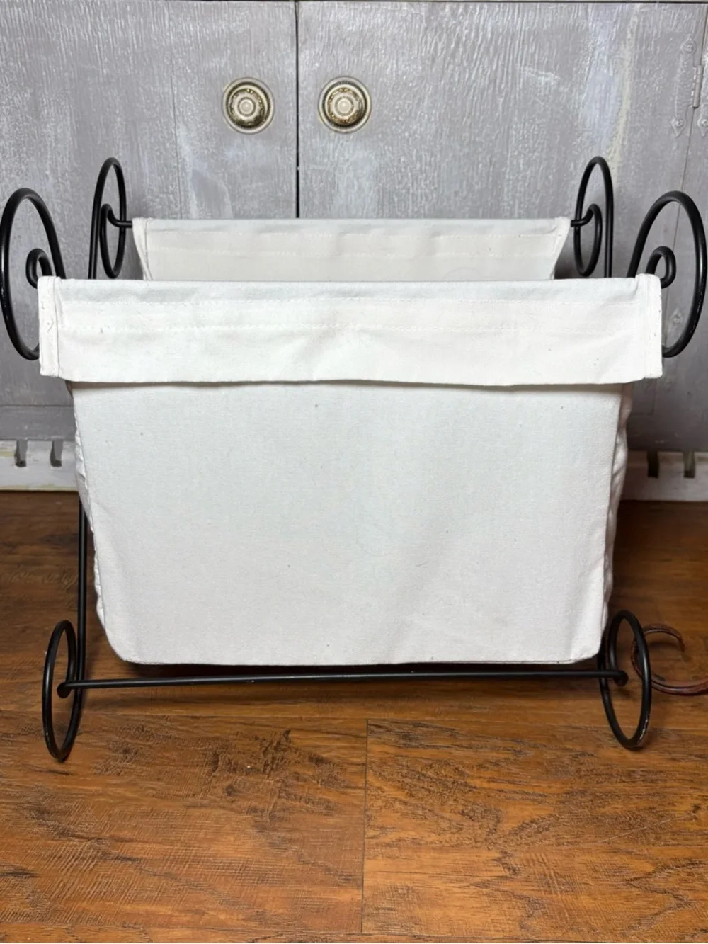 Ikea Allamala Magazine Rack IKEA STORAGE organizer White Cotton and wrought iron